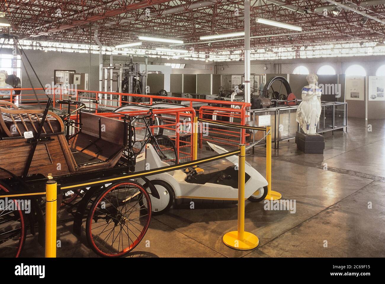 Sir clive sinclairs elektrisches trike Fotos und Bildmaterial in