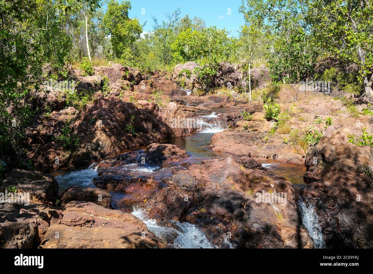 Buley Rockhole im Litchfield National Park, Northern Territory, Australien. Stockfoto