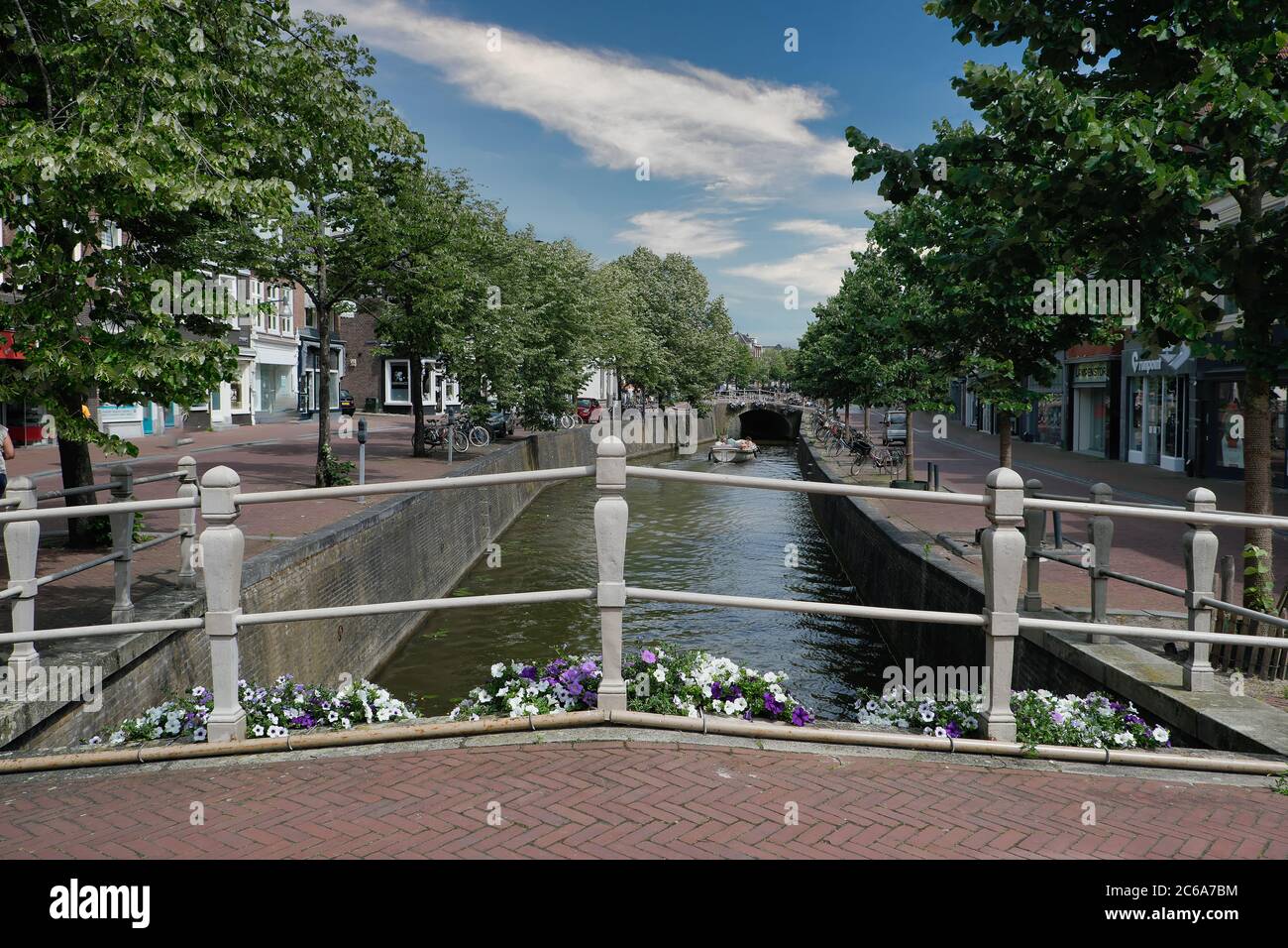 Europa Niederlande Leeuwarden, Niederlande Leeuwarden Centre im Juni 2020 Stockfoto