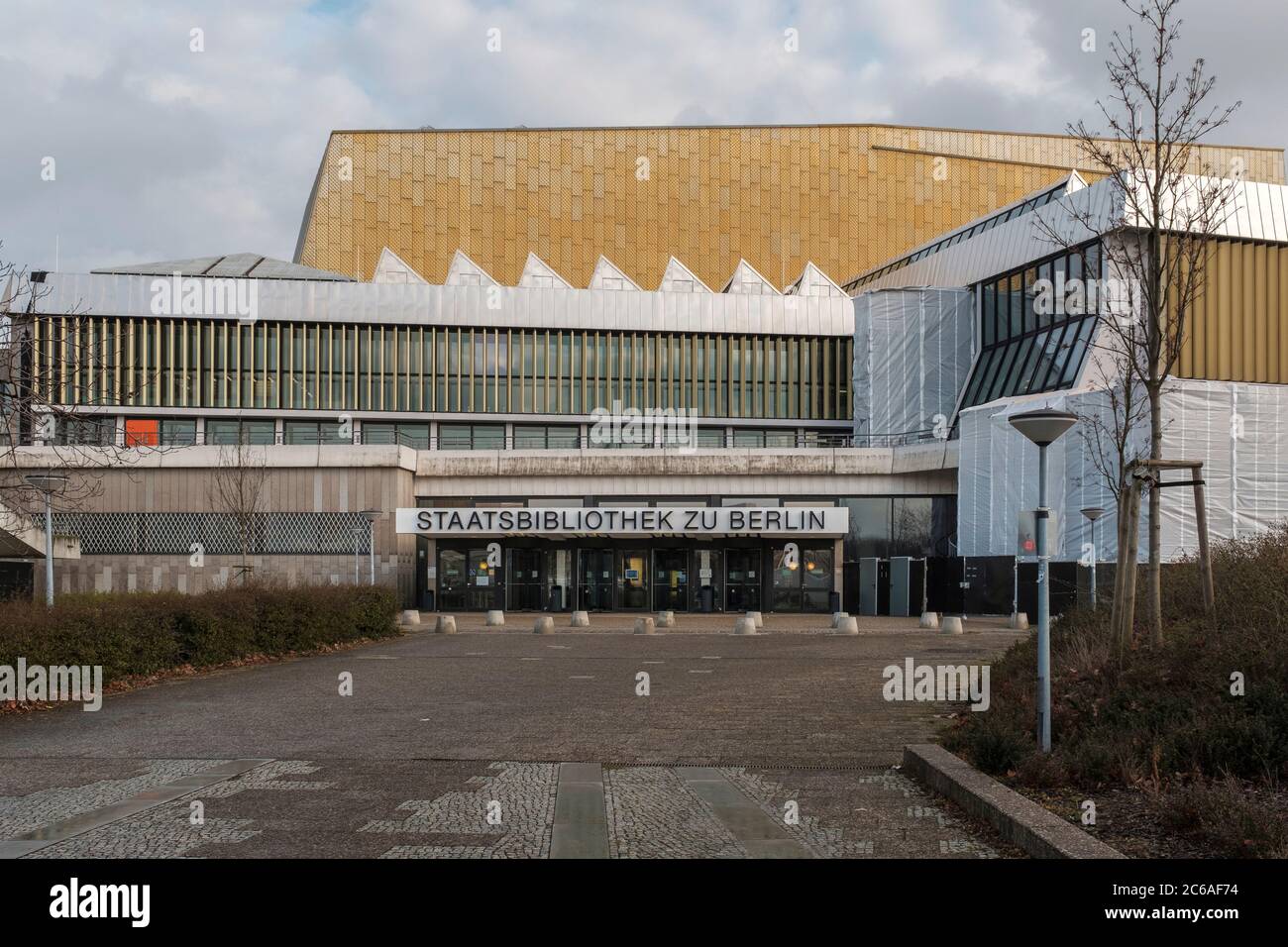 Nationalbibliothek Berlin, Staatsbibliothek zu Berlin, Potsdamer Straße 33, Berlin, Deutschland Stockfoto