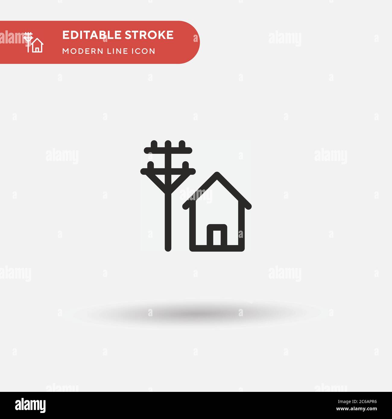 Haus einfaches Vektor-Symbol. Illustration Symbol Design Vorlage für ...