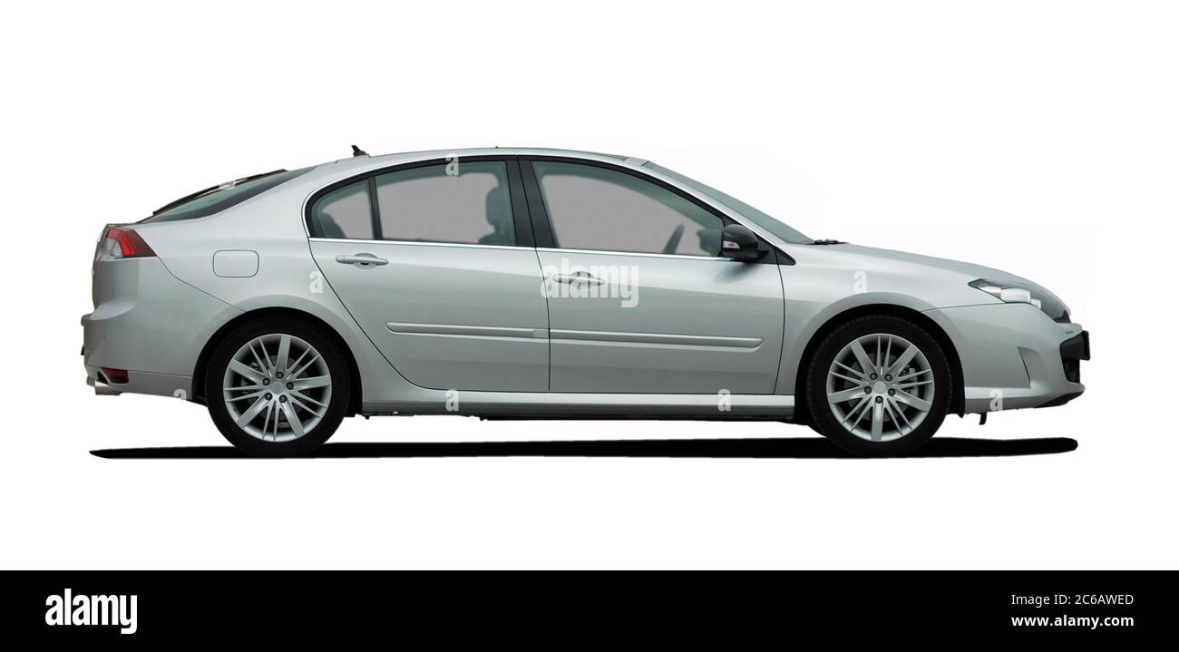 Große Sedan Seitenansicht, Auto Stockfoto