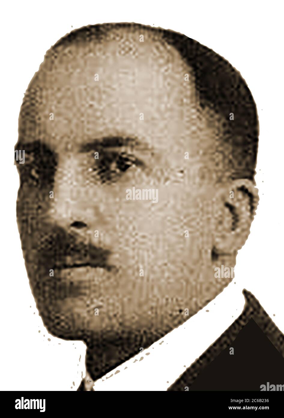 1920 Porträt von E Brettell Präsident der British Columbia Association of Electrical Contractors & Dealers. (ECABC) Stockfoto