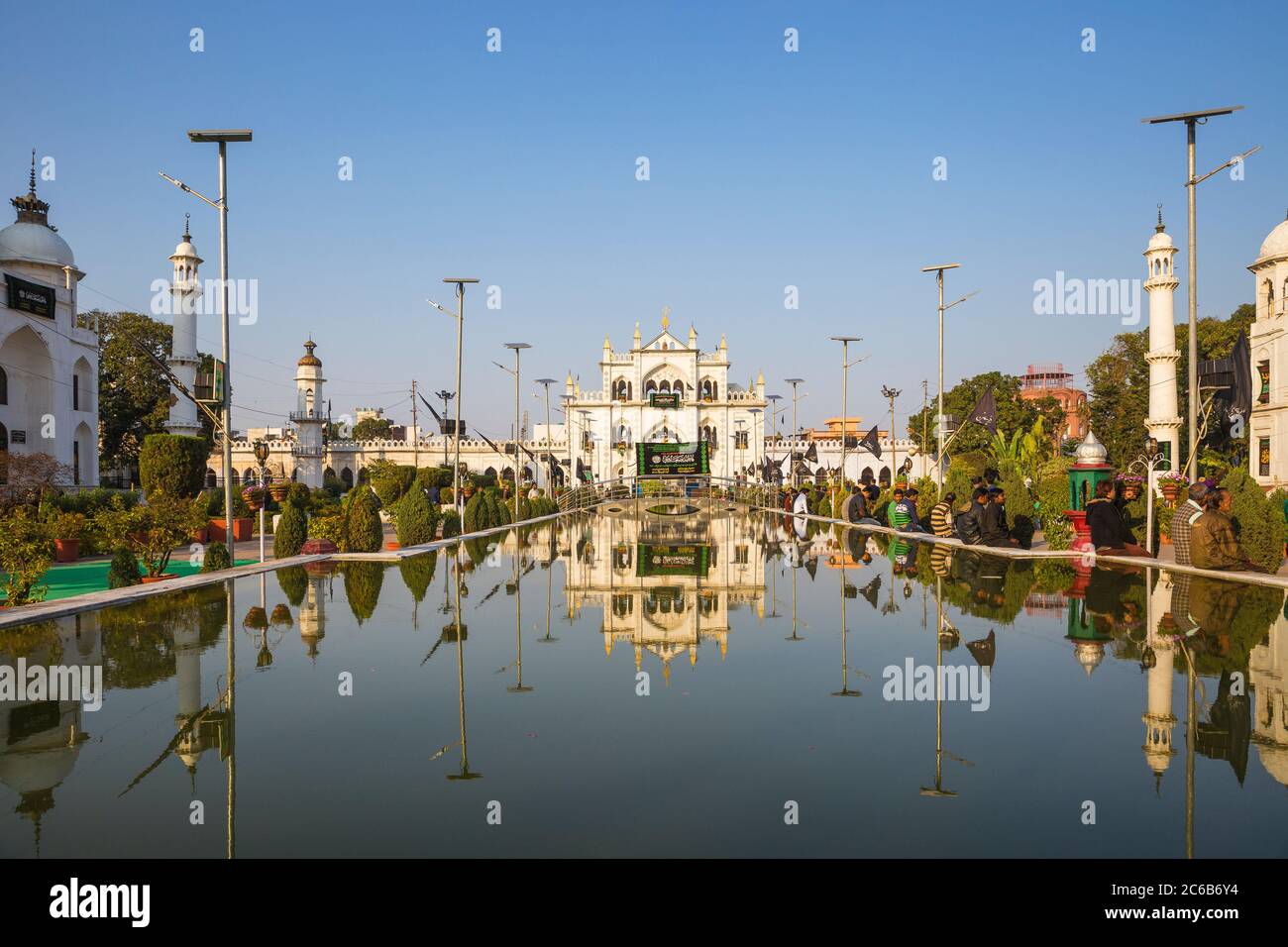 Chota Imambara, Lucknow, Uttar Pradesh, Indien, Asien Stockfoto