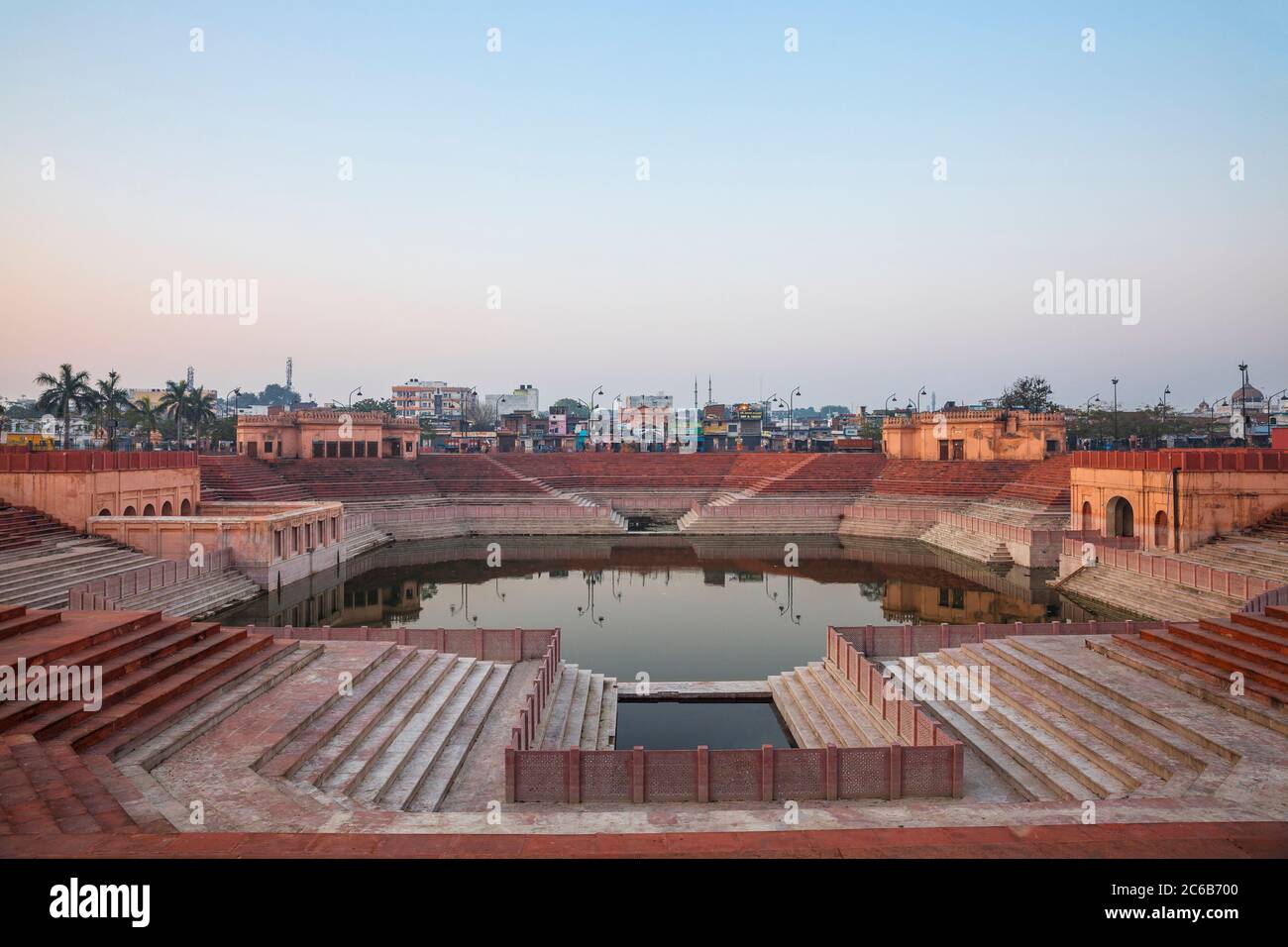 Hussainabad Pond, Lucknow, Uttar Pradesh, Indien, Asien Stockfoto