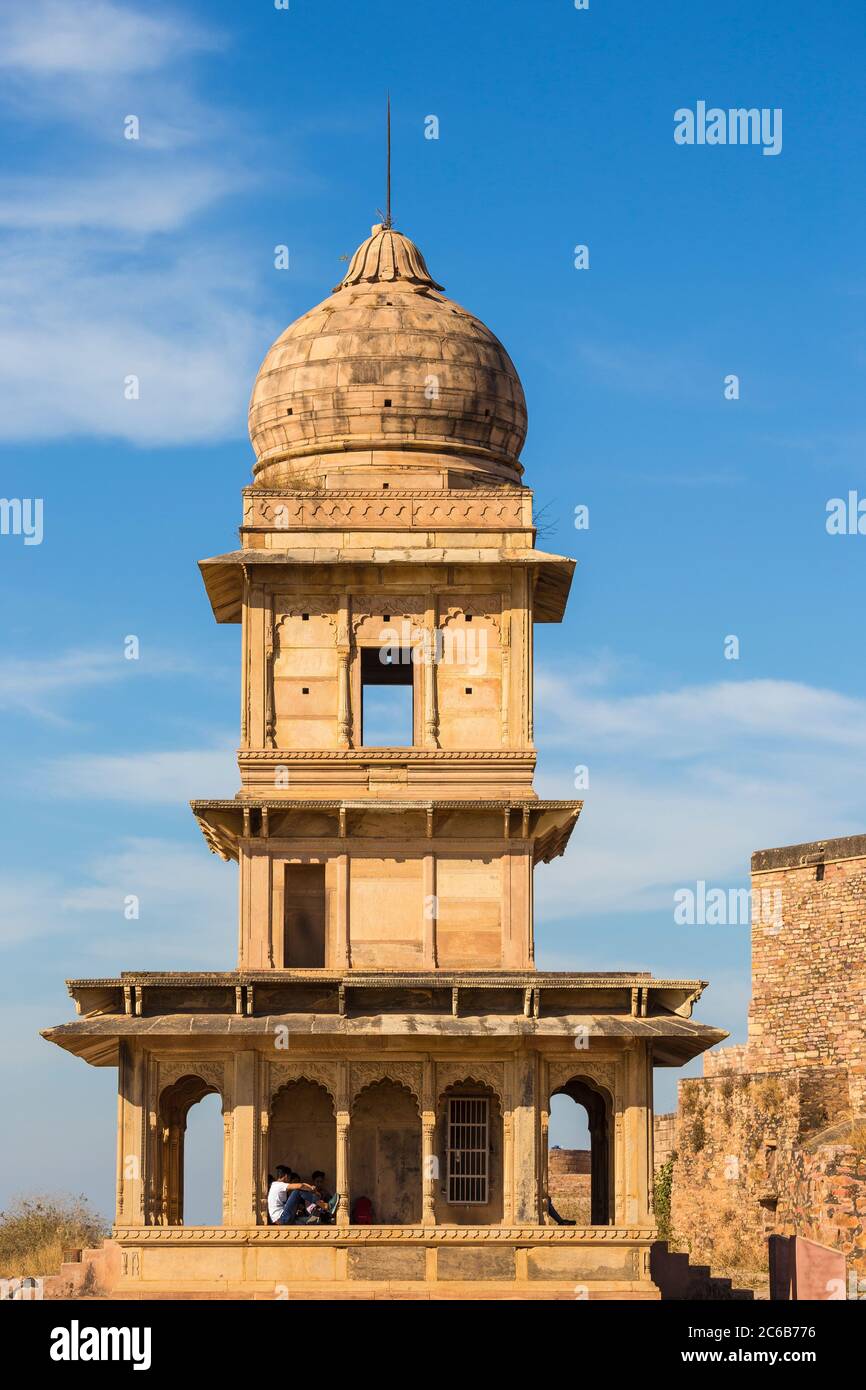 Johar Kund, Gwalior Fort, Gwalior, Madhya Pradesh, Indien, Asien Stockfoto