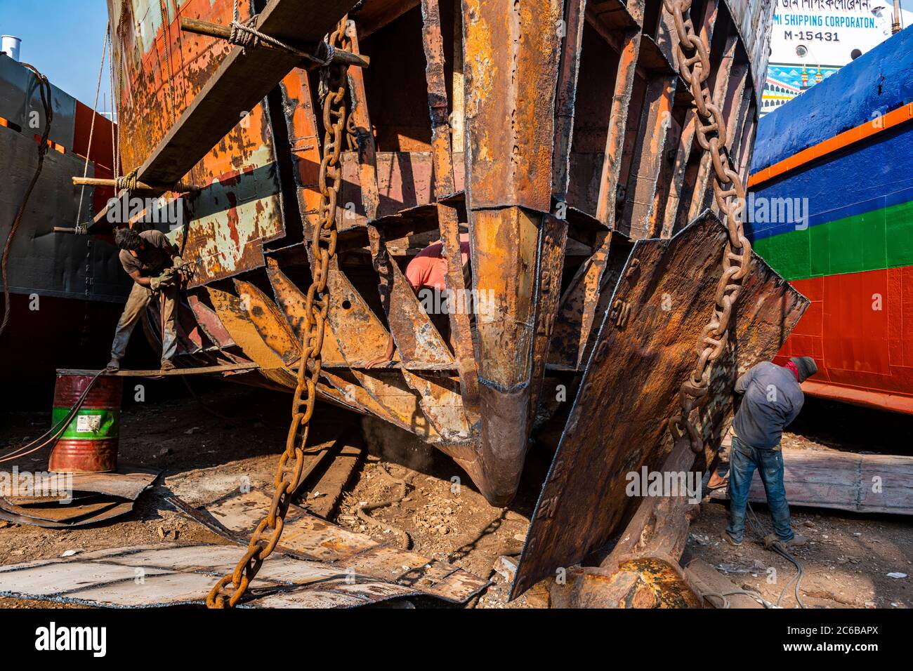 Bangladesch Schiffbruch Stockfotos und -bilder Kaufen - Alamy