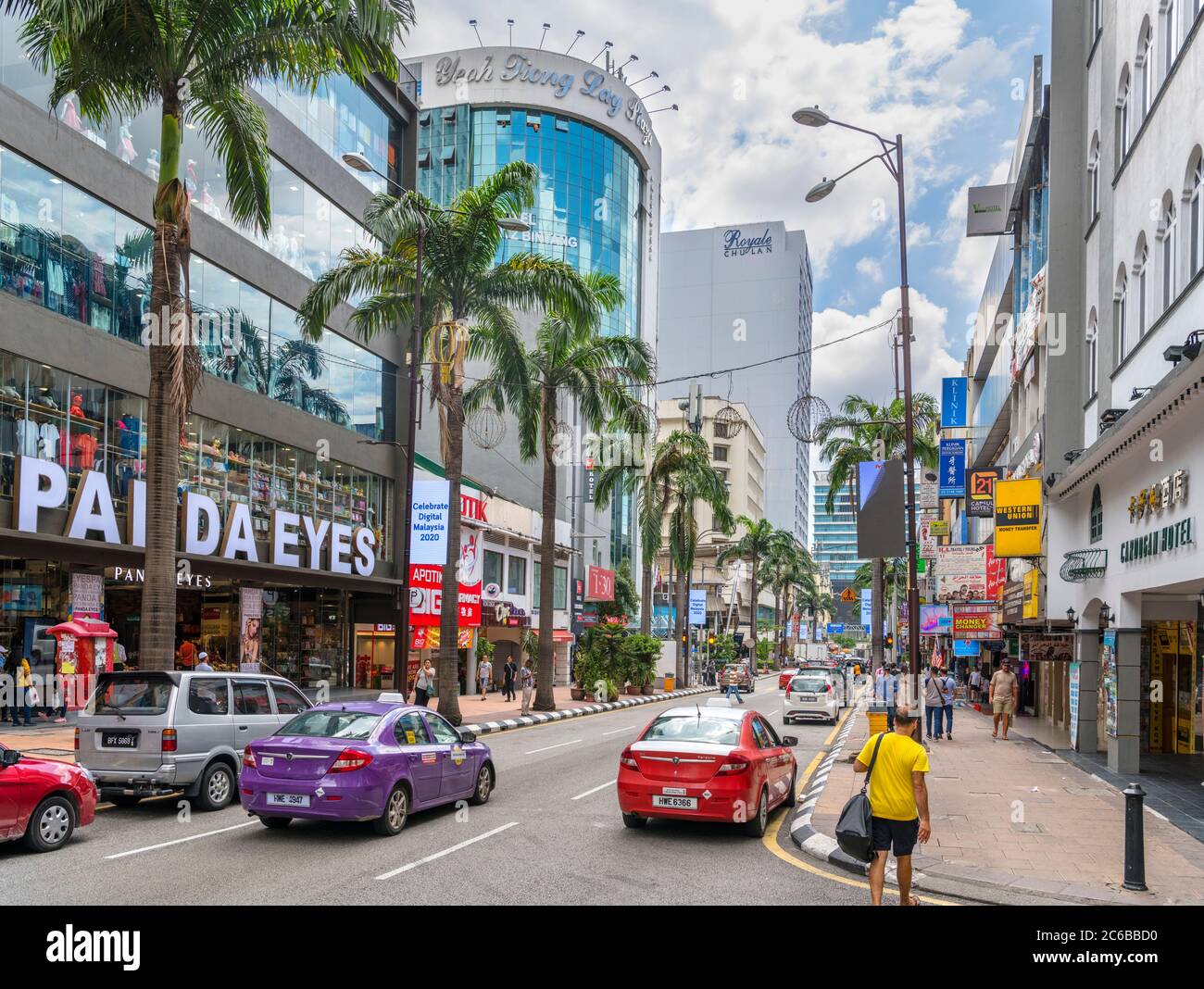 Bukit Bintang Street, Bukit Bintang, Kuala Lumpur, Malaysia Stockfoto