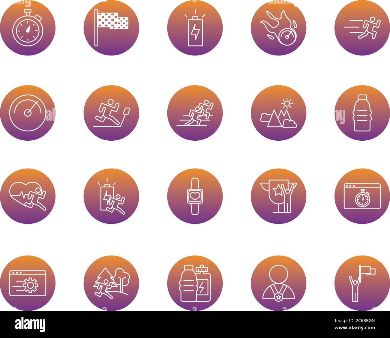 Bündel von Laufschienen und Tracks Set Symbole Vektor Illustration Design Stock Vektor