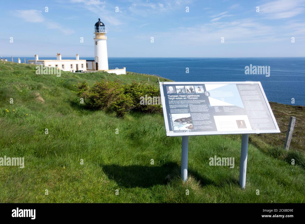 Tiumpan Head Lighthouse, Portvoller, Isle of Lewis, Western Isle, Äußere Hebriden, Schottland, Großbritannien Stockfoto