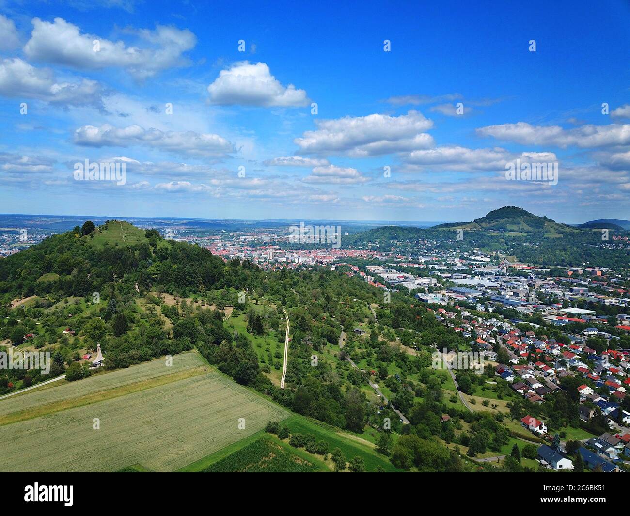 Reutlingen, Deutschland: Blick auf die Stadt Stockfoto