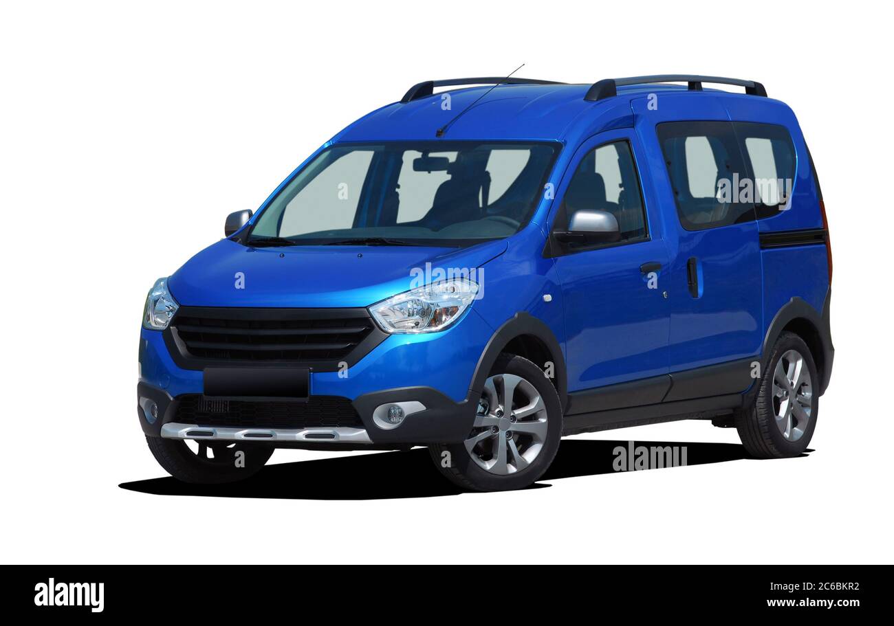 Kombi, großer Kombi isoliert auf weiß Stockfoto