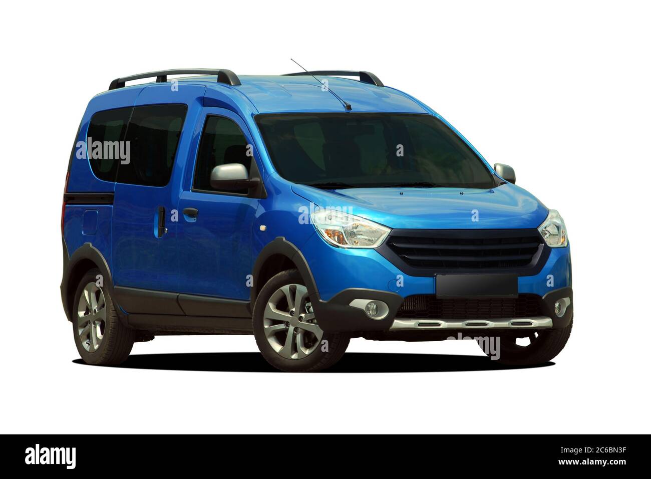 Kombi, großer Kombi isoliert auf weiß Stockfoto