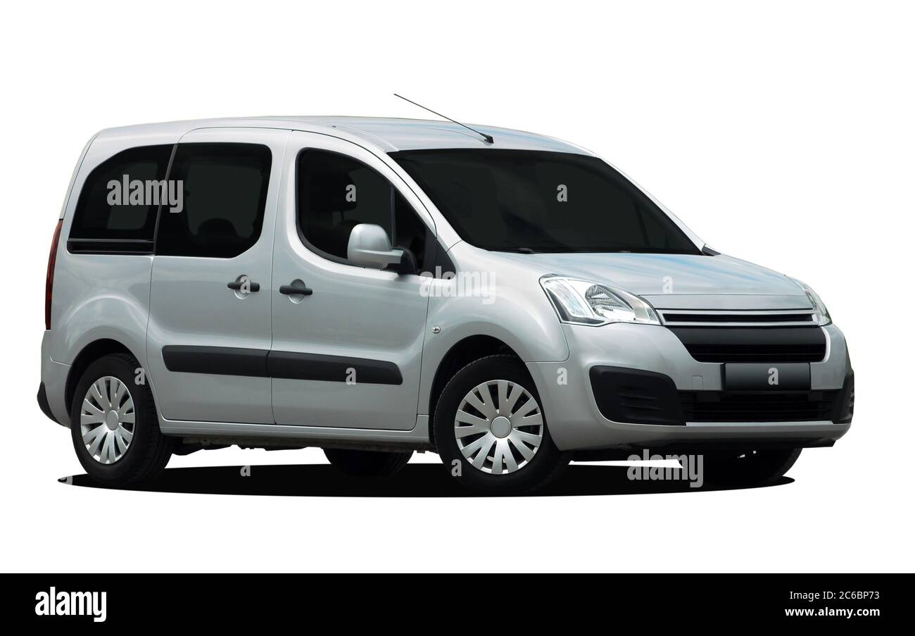 Kombi, großer Kombi isoliert auf weiß Stockfoto