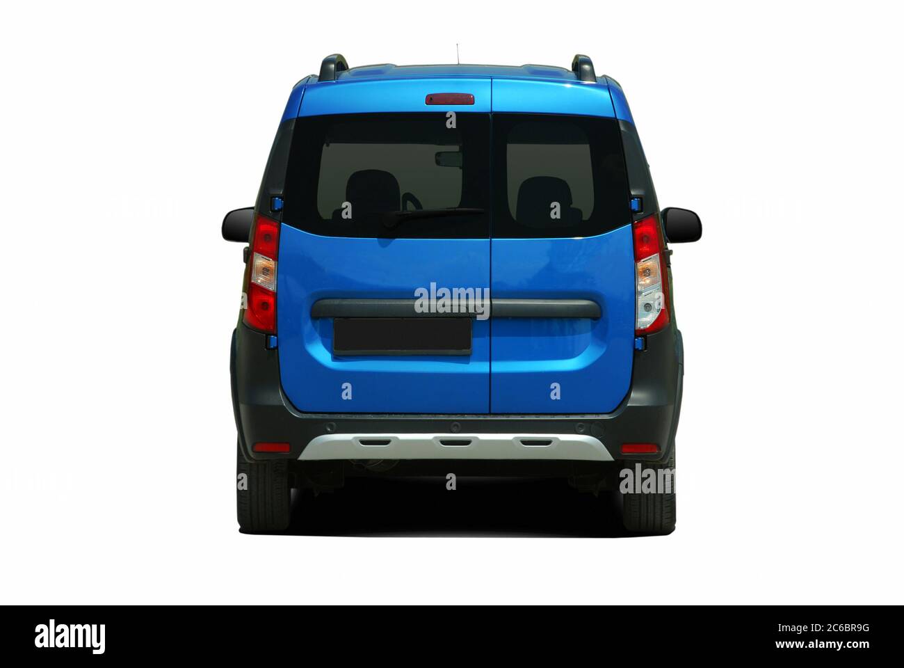 Kombi, großer Kombi isoliert auf weiß Stockfoto