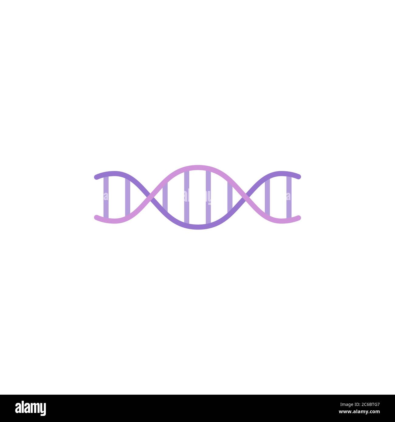 dna-Vektor Design Vorlage Illustration Stock Vektor