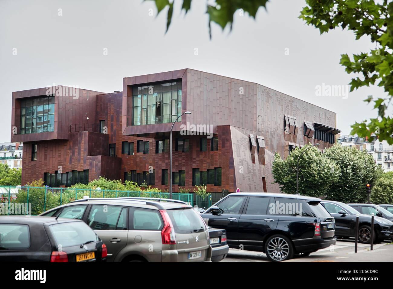 Paris, Frankreich - 18. Juni 2015: Das Conservatoire Claude Debussy, kommunale Konservatorium für Musik, Tanz und dramatische Kunst Stockfoto