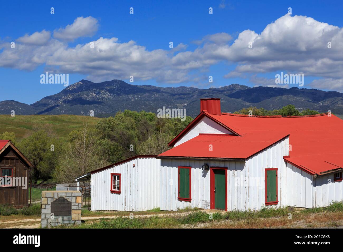 Historisches Warner's Ranch House, Warner Springs, San Diego County, Kalifornien, USA Stockfoto
