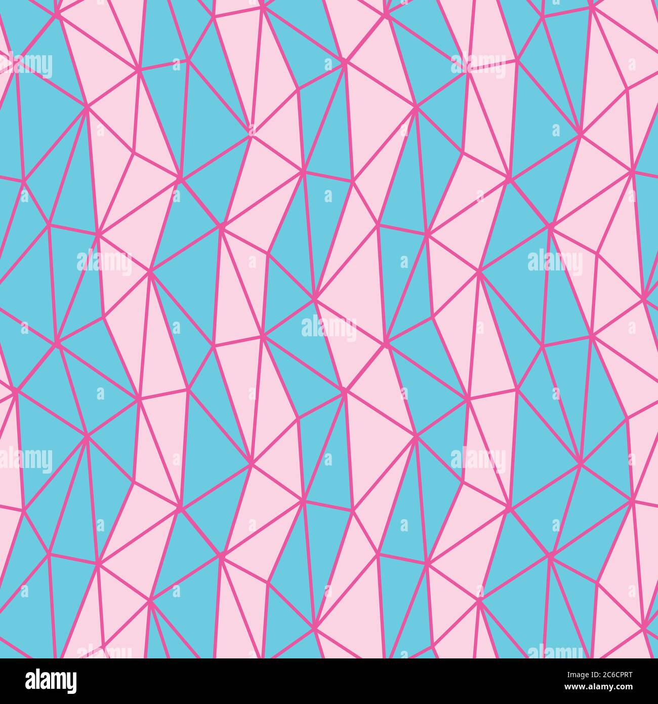 Rosa und blaue Streifen nahtlose Vektor-Muster Stock Vektor