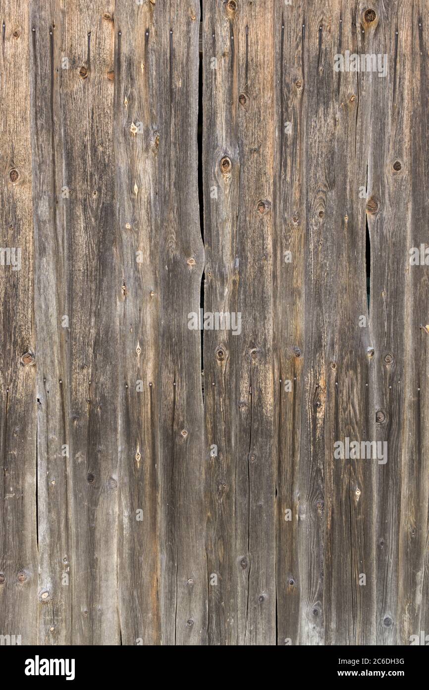 Natürlichen braunen Scheune Holz Wand. Wand Textur Hintergrundmuster. Stockfoto