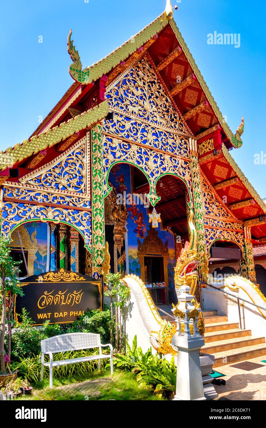 Wat Dap Phai, Chiang Mai, Thailand Stockfoto