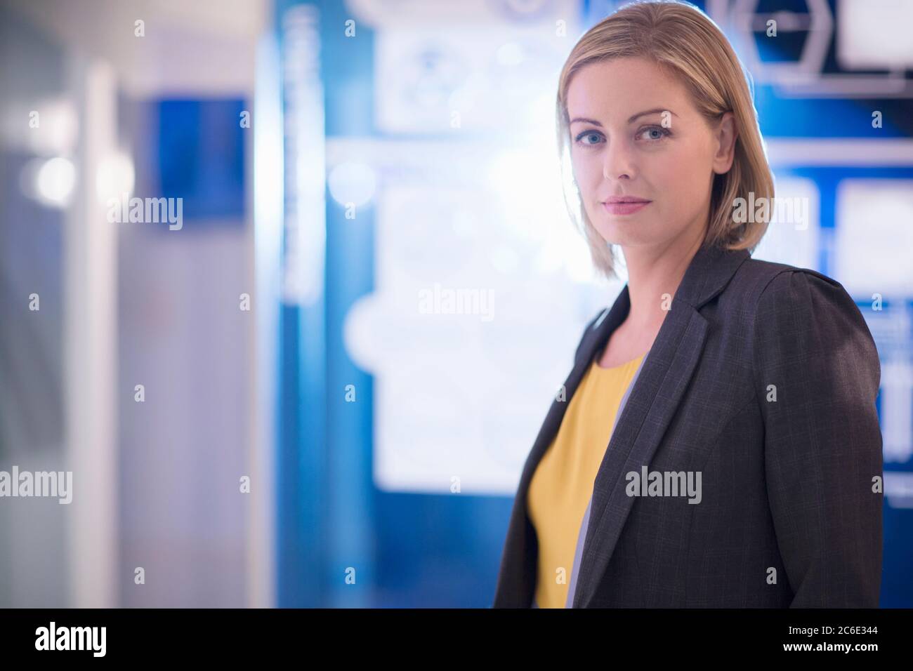 Porträt von zuversichtlich Geschäftsfrau Stockfoto