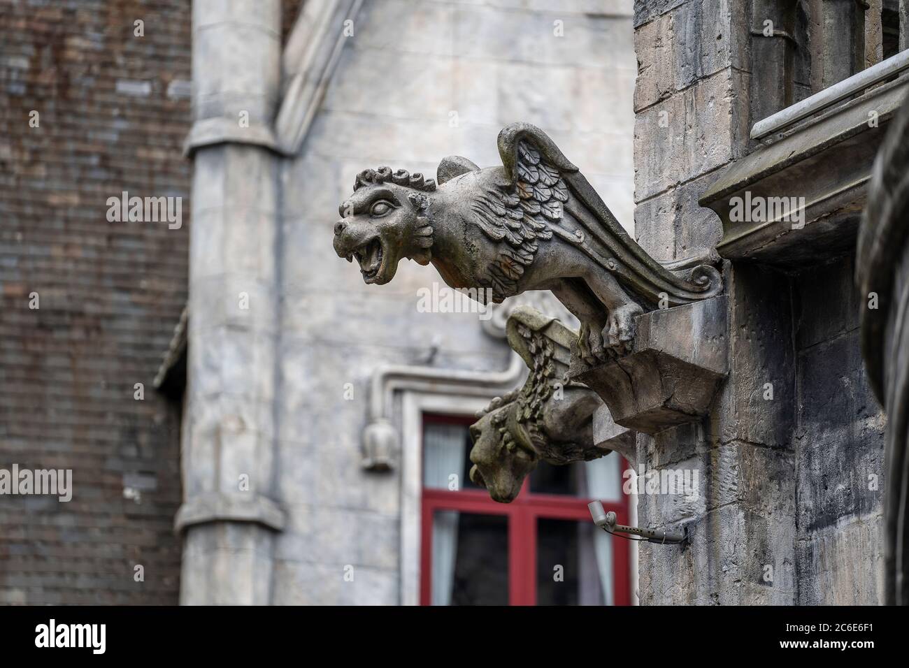 Gargoyle Statue, Chimären, in Form eines mittelalterlichen geflügelten
