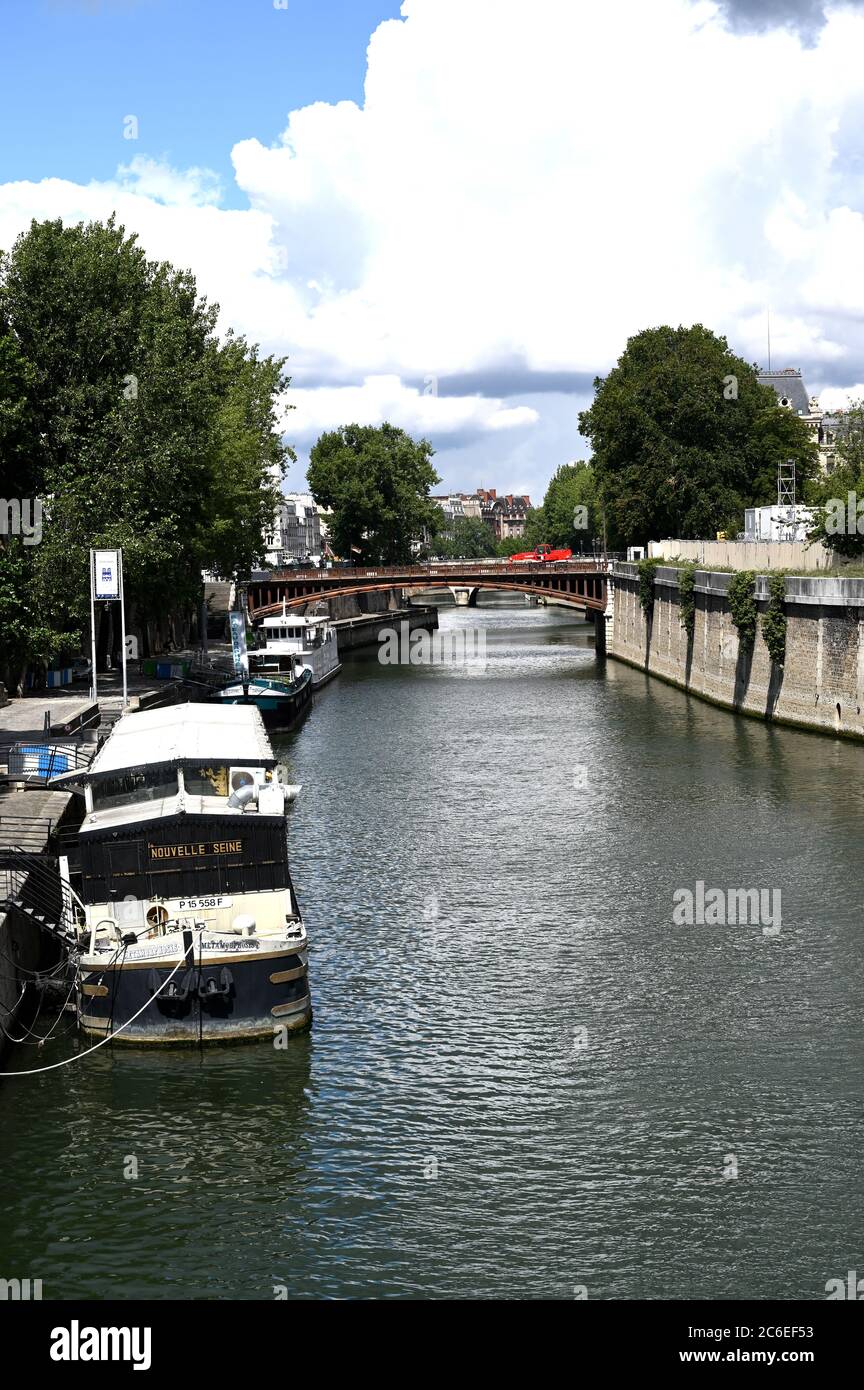 Fotografie in der Nähe von Notre Dame de Paris Stockfoto