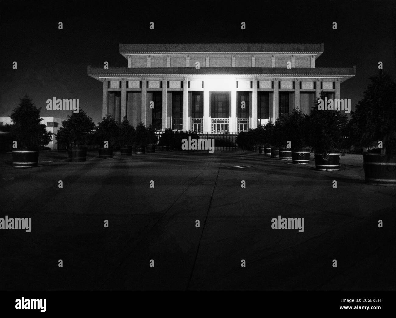 Mao Zedong Mausoleum in Peking China Stockfoto