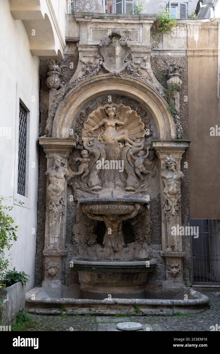 Italien, Latium, Rom, Regola, Vicolo Dei Catinari Galleria Lorcan O'Neill Stockfoto