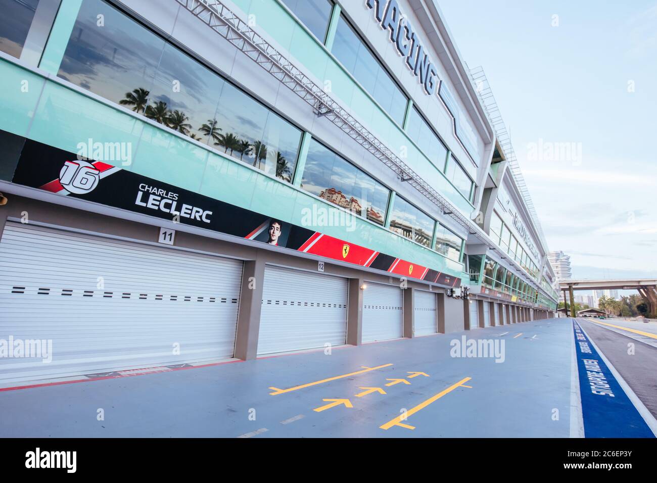 Grand Prix Circuit In Singapur Als Öffentliche Straßen Stockfoto