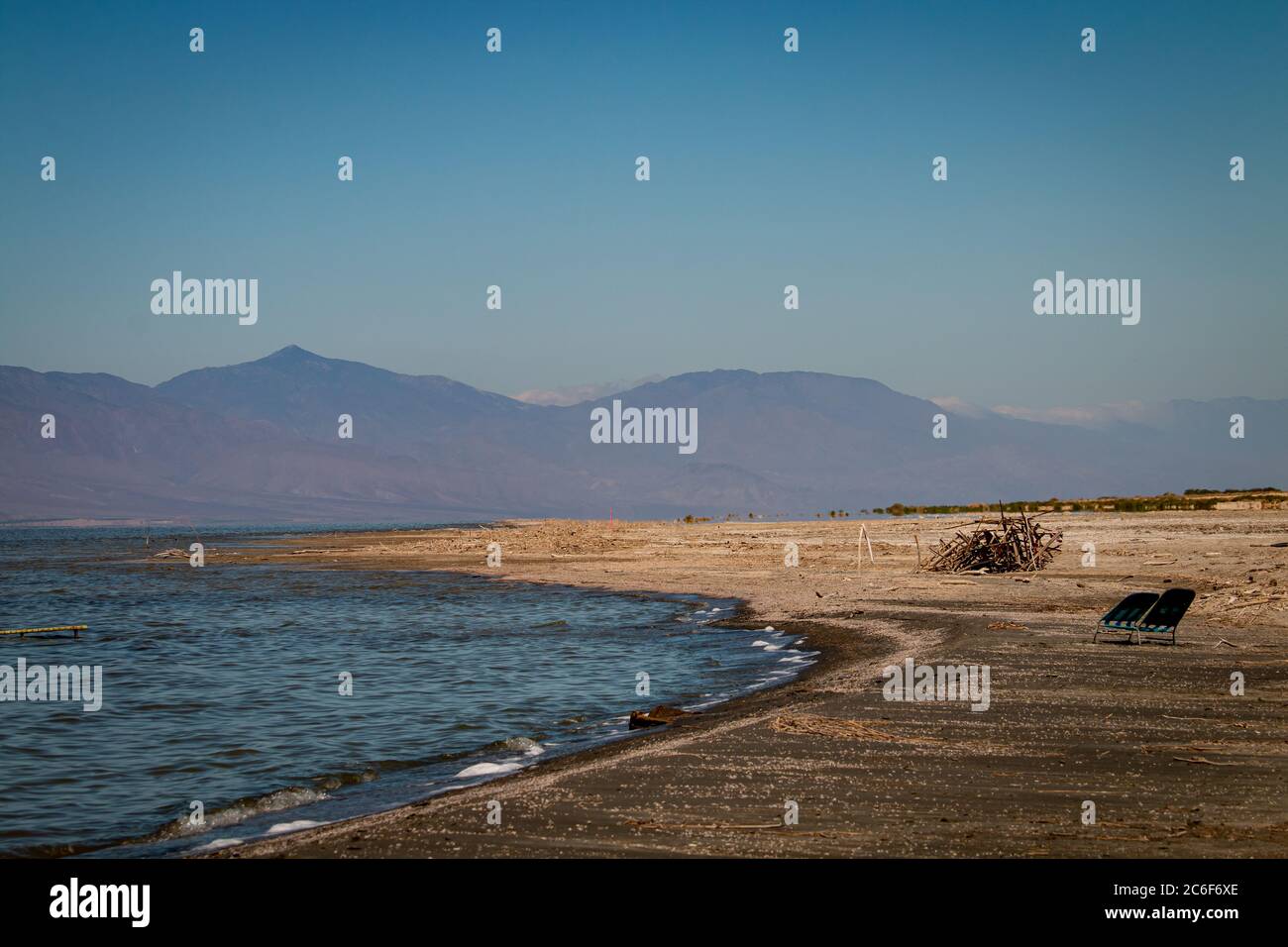 Bombay Beach, Kalifornien, Salton Sea Area Stockfoto
