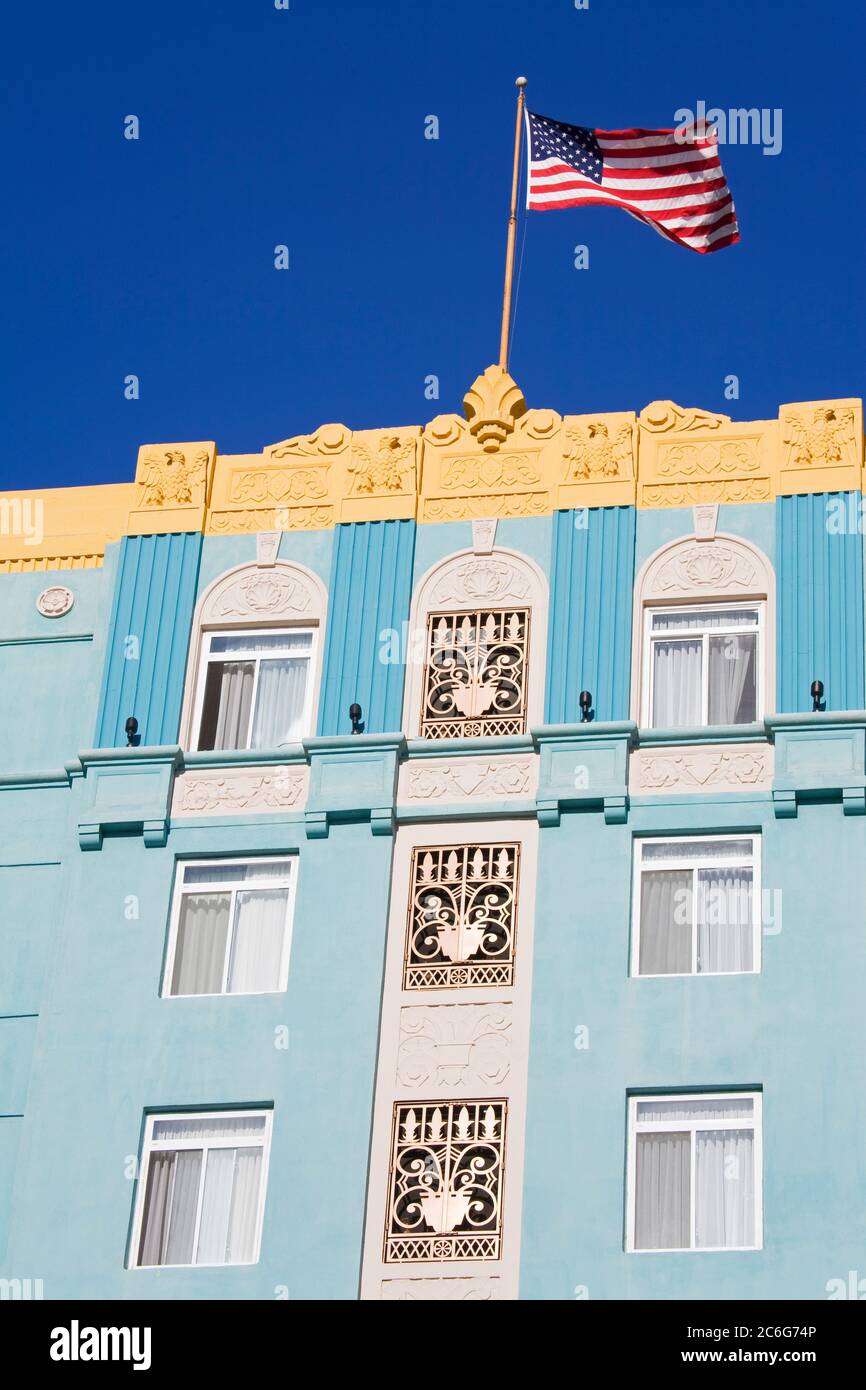 Art-Deco-Georgian Hotel, Santa Monica, Kalifornien, USA Stockfoto