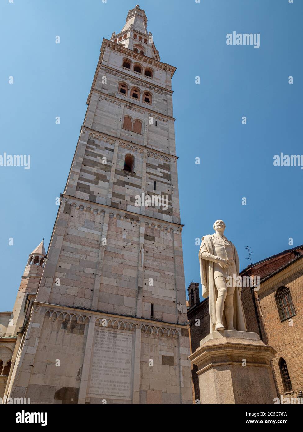 Restaurierung des ghirlandina turms Fotos und Bildmaterial in hoher