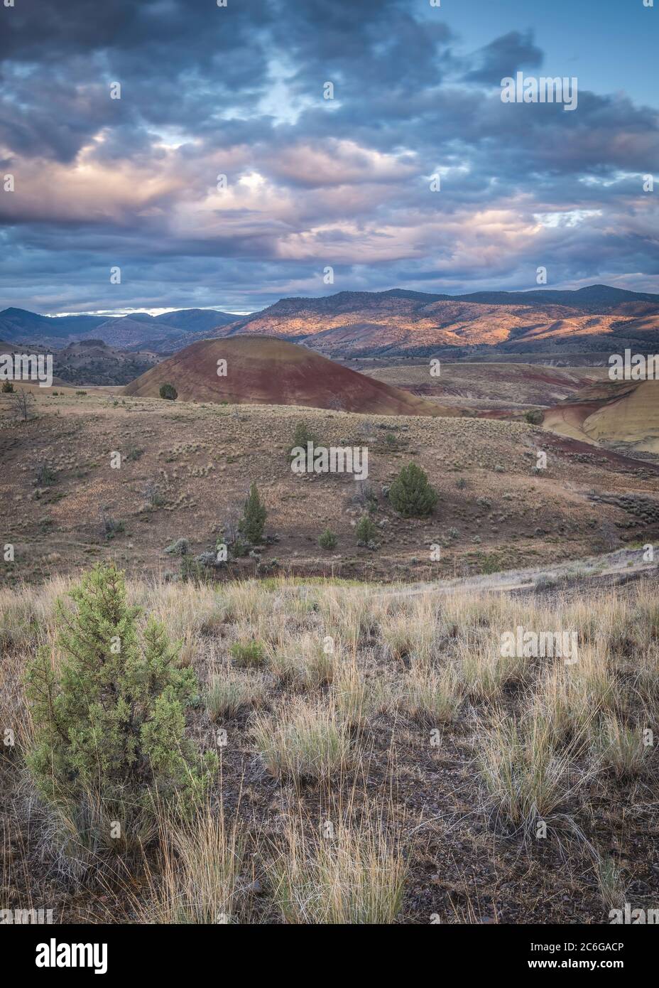 Painted Hills, Eastern Oregon Stockfoto