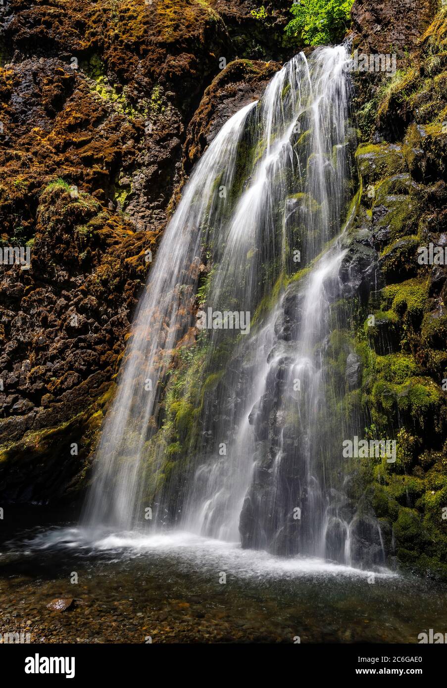 Susan Creek Falls, Süd-Oregon Stockfoto