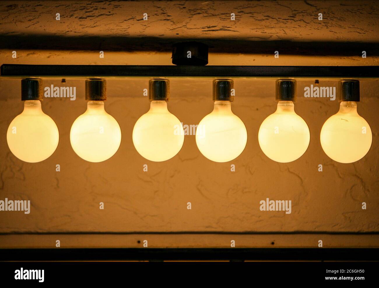 Leuchtende Lichter Stockfoto