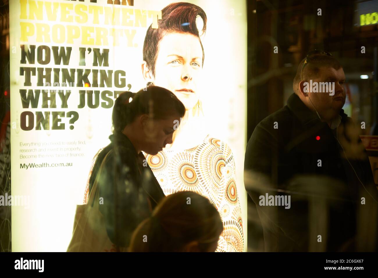 Straßenfotografie. Menschen, die am Central Station in Sydney, New South Wales, Australien pendeln. Stockfoto