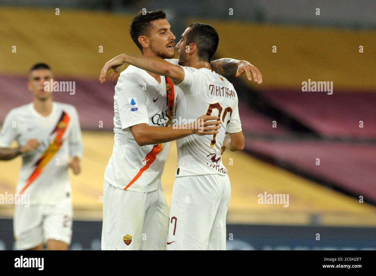 Serie A Rom gegen Parma, Olympiastadion, Rom 02-07-2020 Stockfoto