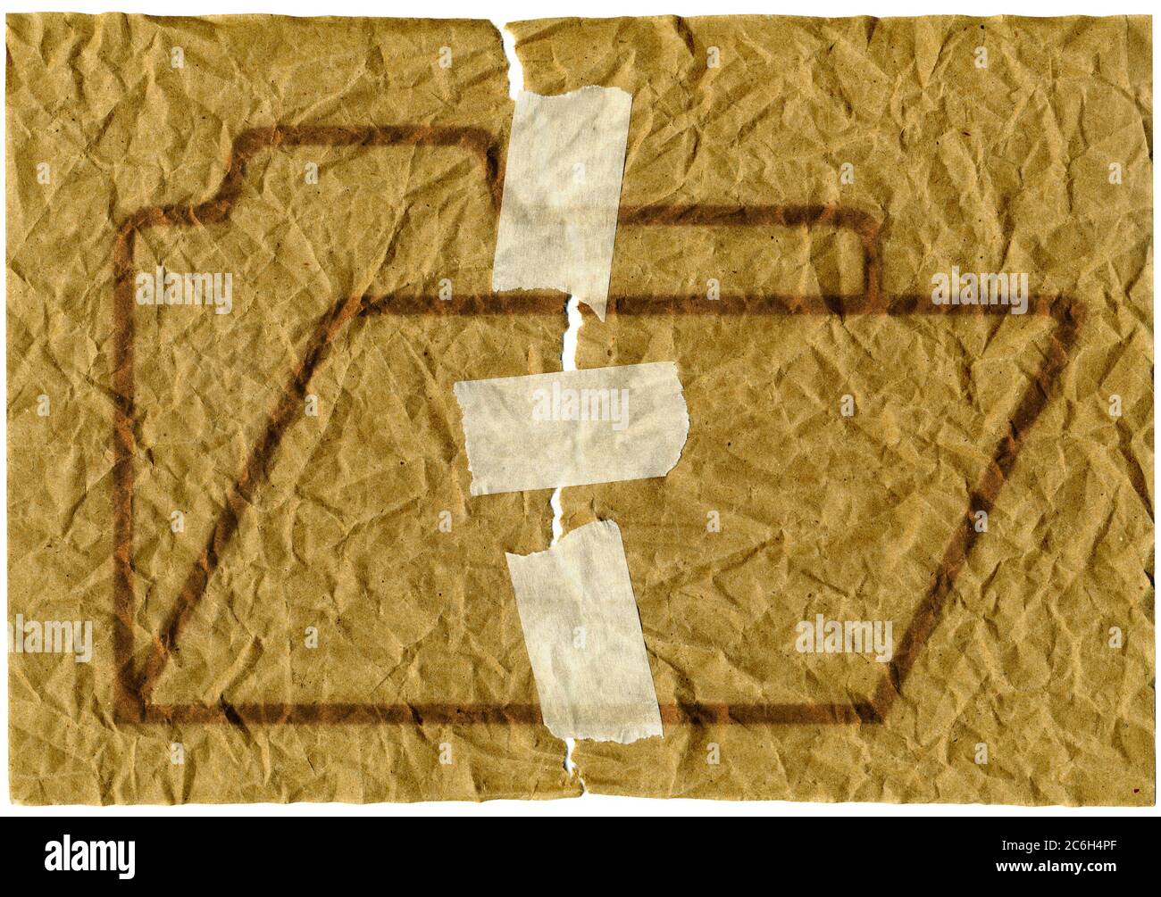 Wiederherstellung von Daten Stockfoto