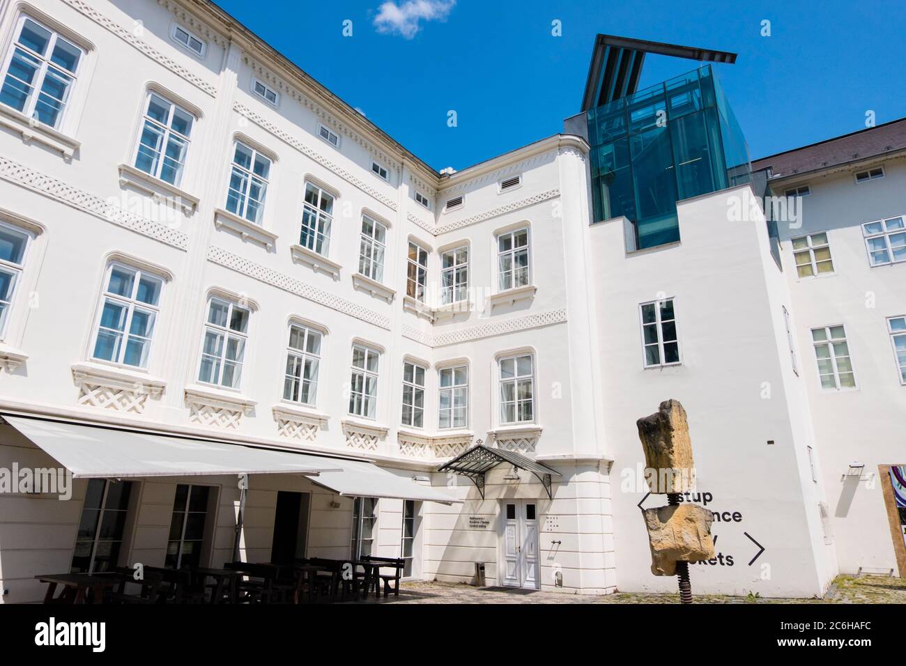 Kampa Museum, Museum für zeitgenössische Kunst, Kampa Park, Prag, Tschechische Republik Stockfoto