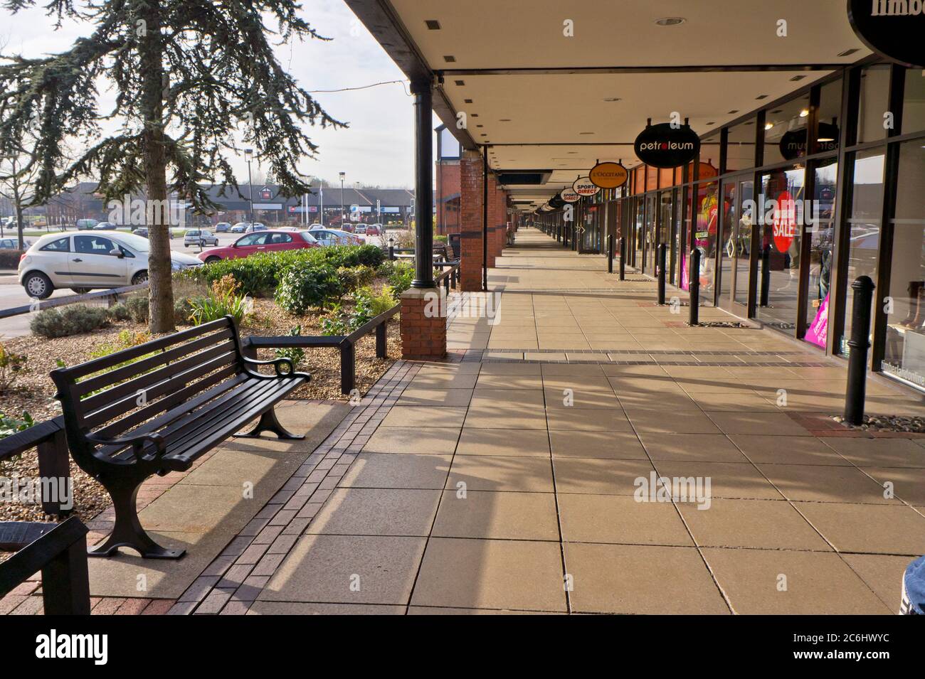 Cheshire Oaks, Designer, Outlet, Chester; England, März 2011 Stockfoto