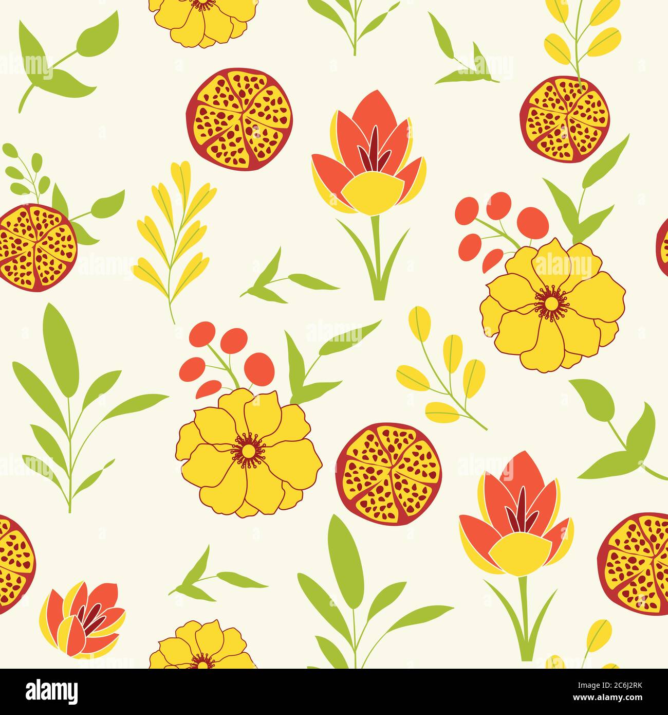 Floral Vektor nahtlose Muster-Design für Tapeten, Textilien, Geschenkpapier, Wohnkultur, Mode, Fliesen, Oberfläche etc. Stock Vektor