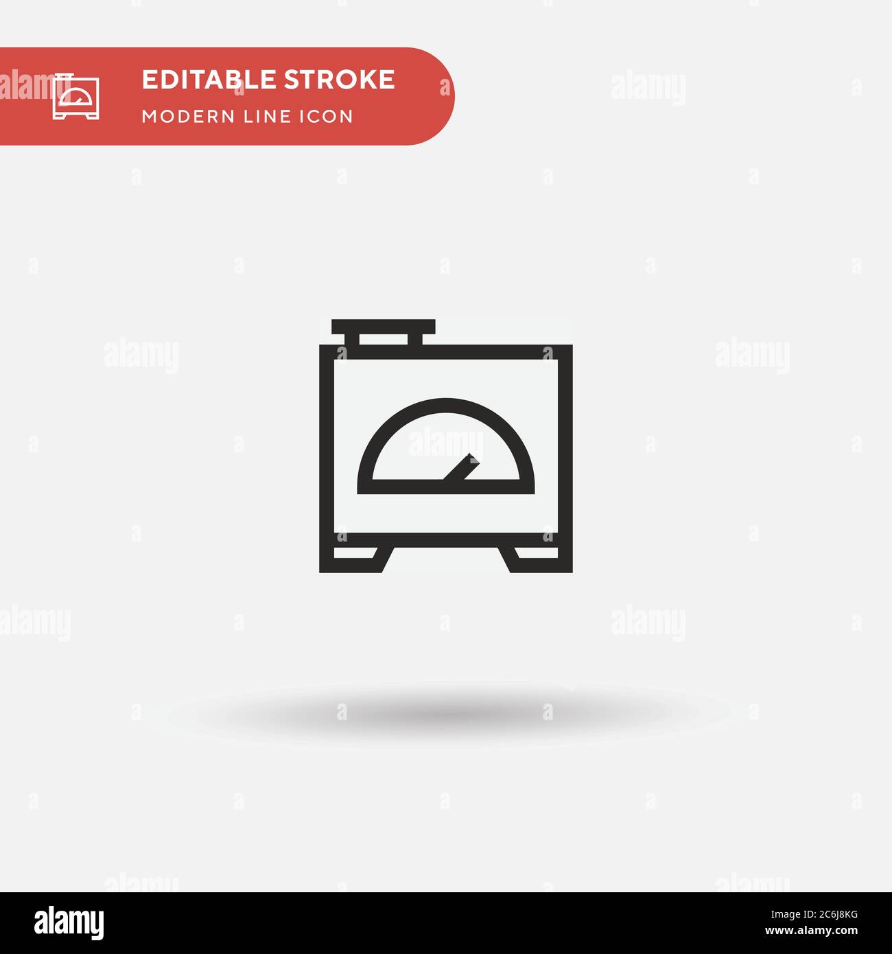 Generator einfaches Vektorsymbol. Illustration Symbol Design Vorlage für Web mobile UI Element. Perfekte Farbe modernes Piktogramm auf bearbeitbaren Strich. Gattungen Stock Vektor