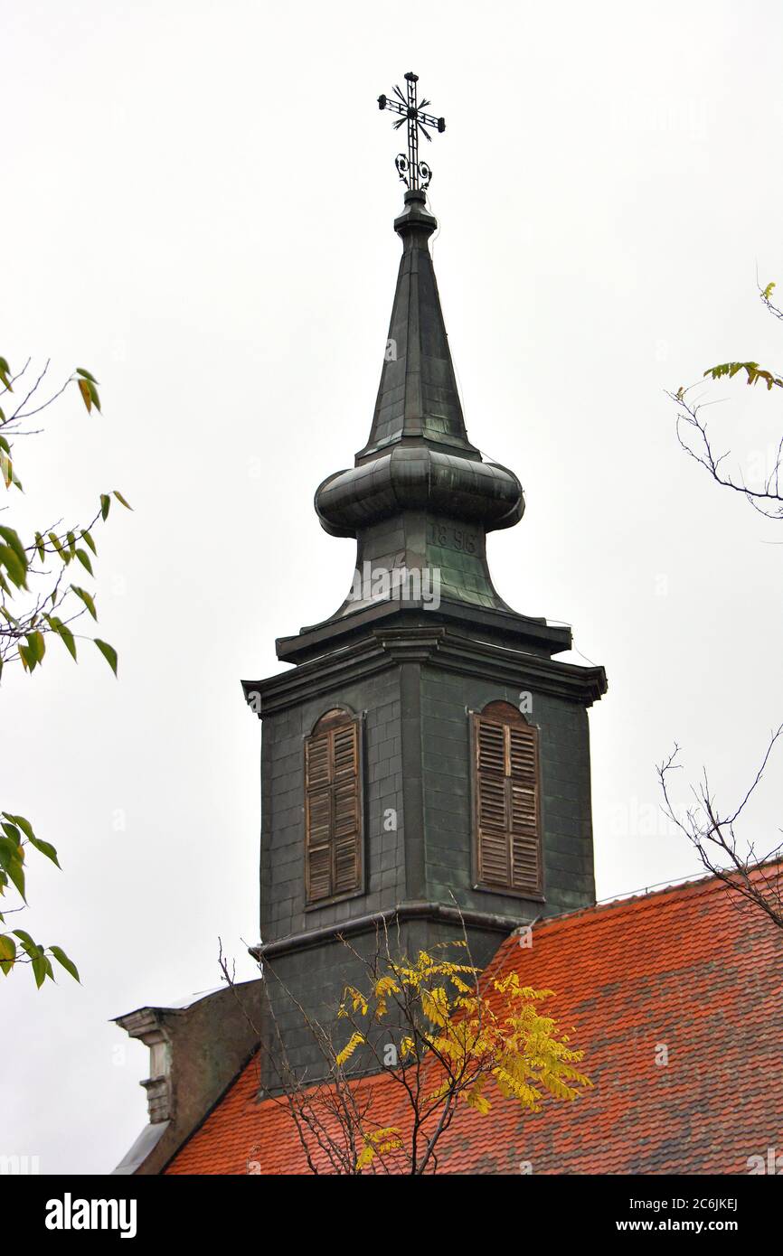 Kirche des heiligen Georg, Petrovaradin, Pétervárad, Serbien, Europa, ehemaliges Ungarn Stockfoto