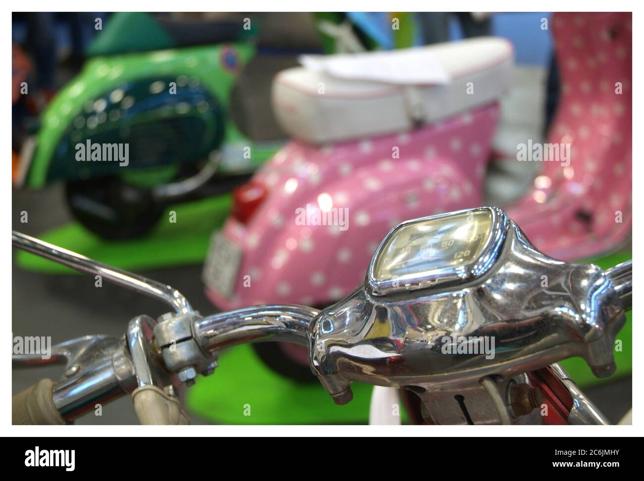 Turin, Piemont, Italien -7/02/2014 - AutoMotoRetro ist die jährliche periodische Messe für Liebhaber und Sammler von Oldtimern und Motorrädern und retro Stockfoto