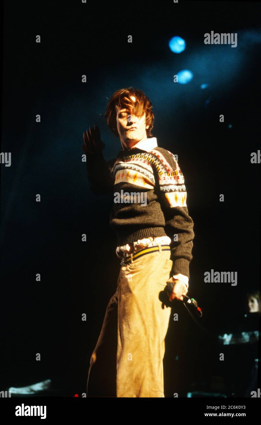 Pulp beim Guilfest, dem Guildford Festival 2001 Stockfoto