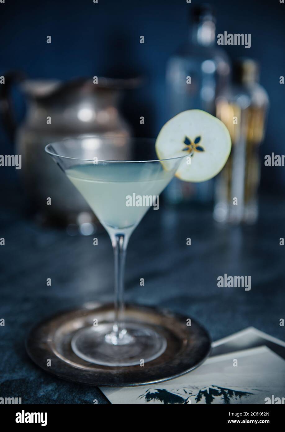 Birne Martini Stockfoto