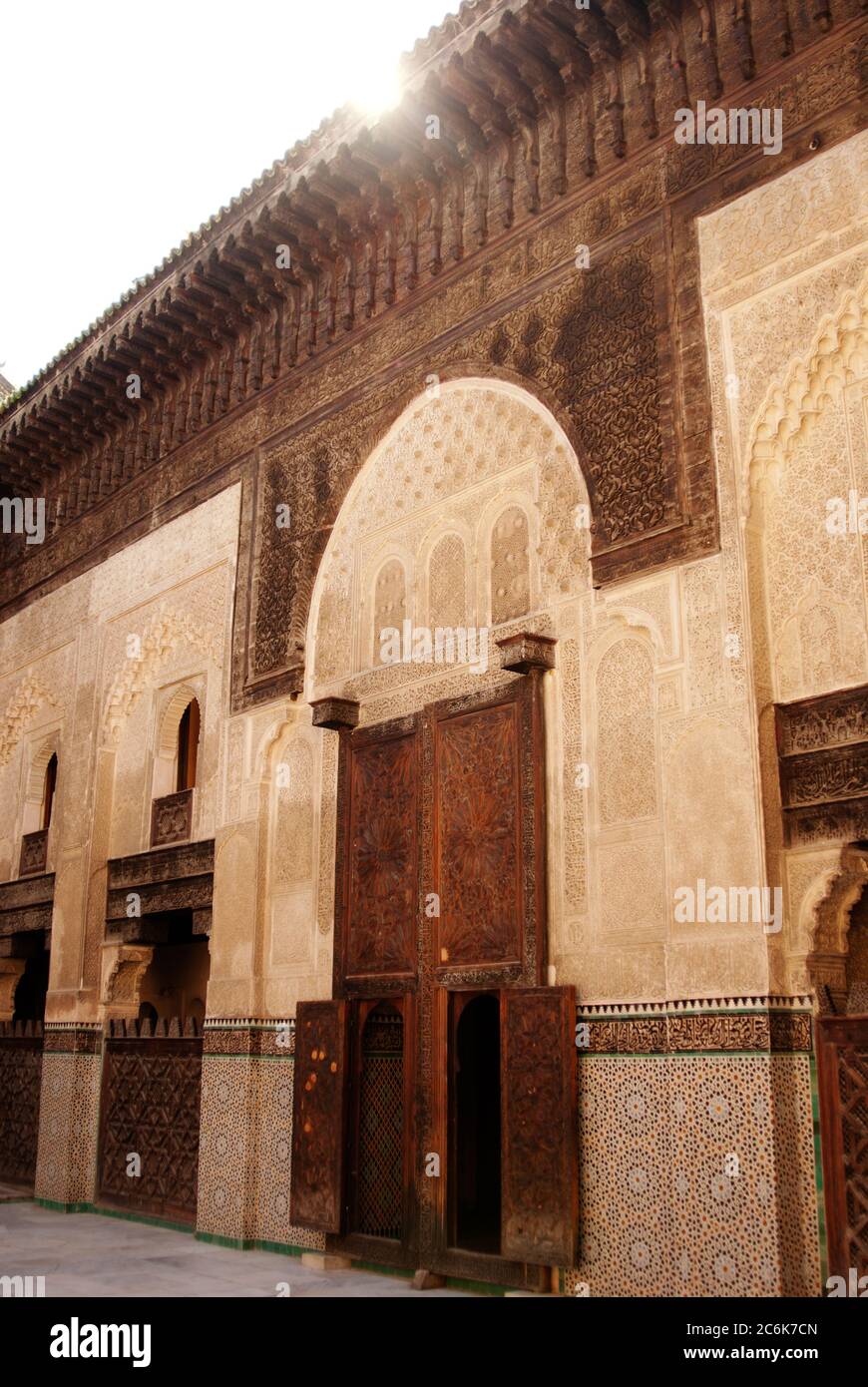medersa, Medersa Bou Inania, Fez, Marokko Stockfoto