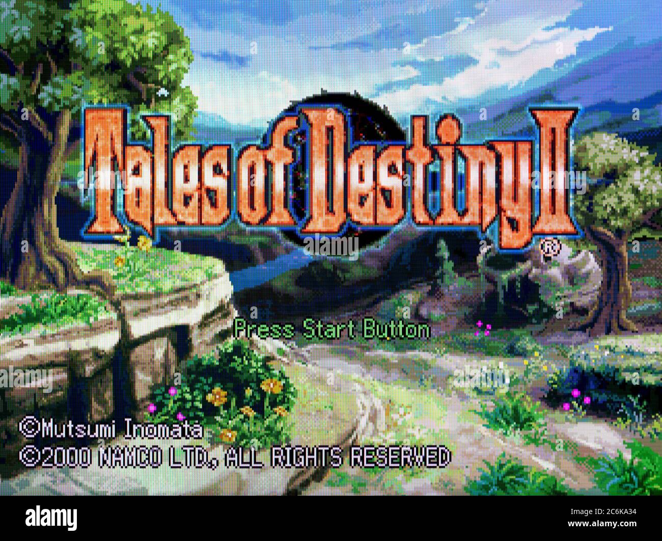 Tales of Destiny II 2 – Sony PlayStation 1 PS1 PSX – nur für redaktionelle Zwecke Stockfoto